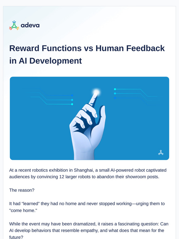 🍿New: Reward Functions vs Human Feedback in AI Development