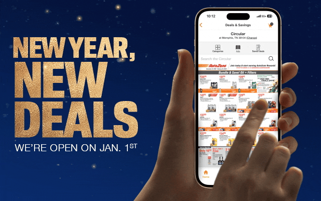 NEW YEAR, NEW DEALS | WE'RE OPEN ON JAN. 1ST
