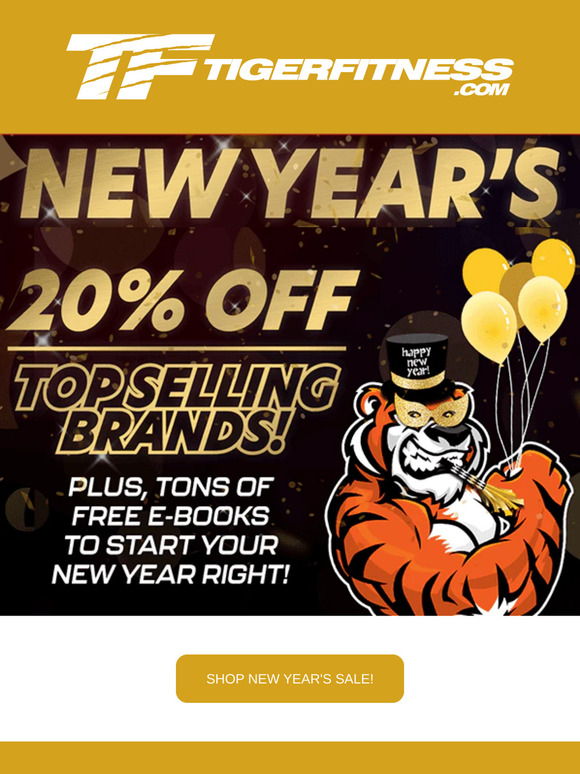 New Year's Super Sale  20% Off Top Brands