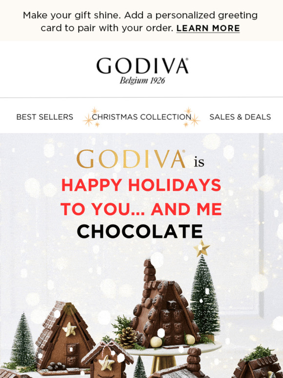 Happy Holidays and a Happy New Year from GODIVA with LOVE🤎