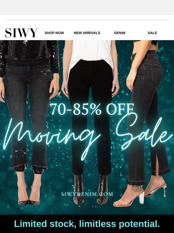 MOVING SALE 70-85% off to bring in the New Year.✨