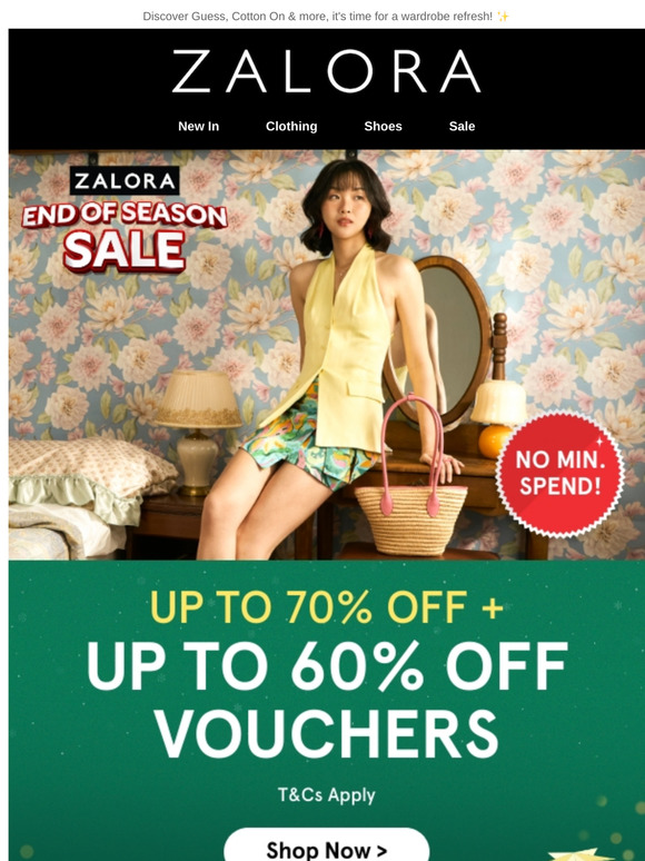 Up To 60% Off! End Of Season Blowout 😎