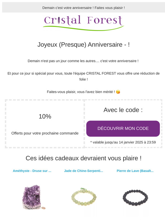—, Bientôt le grand jour  🎉