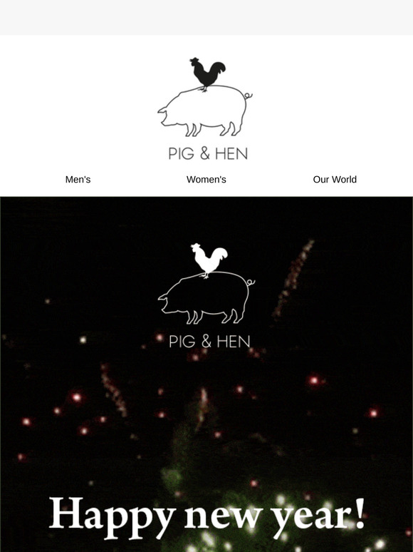 Happy new year from Pig & Hen 🎄💫