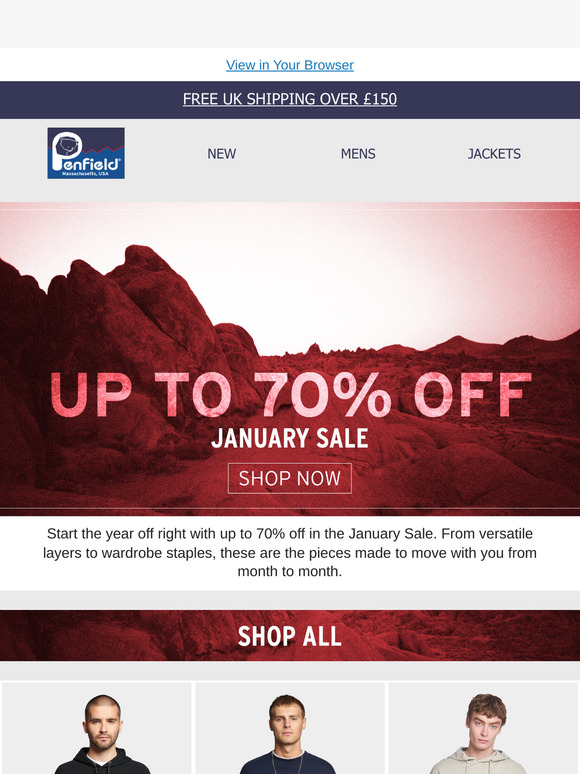 The January Sale Is On