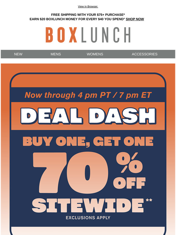 A new year has started, and so has a six-hour Deal Dash 🎊