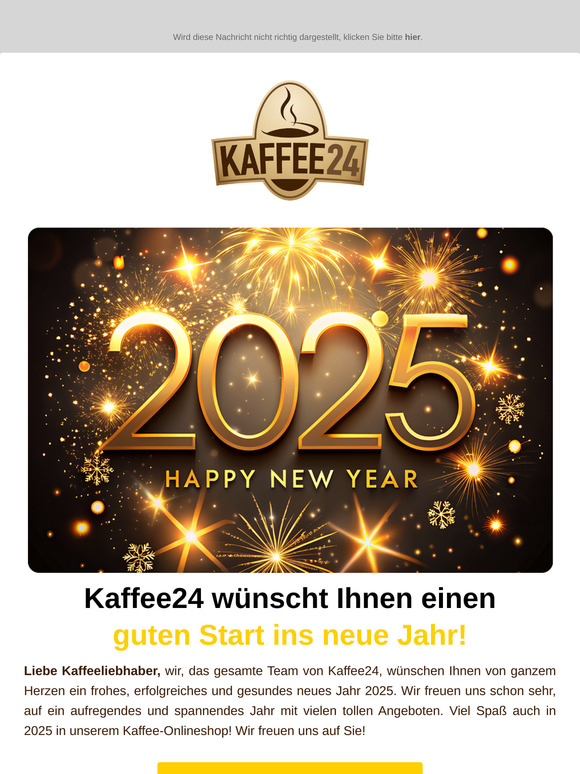 Kaffee24 wünscht ein frohes neues Jahr 2️⃣0️⃣2️⃣5️⃣