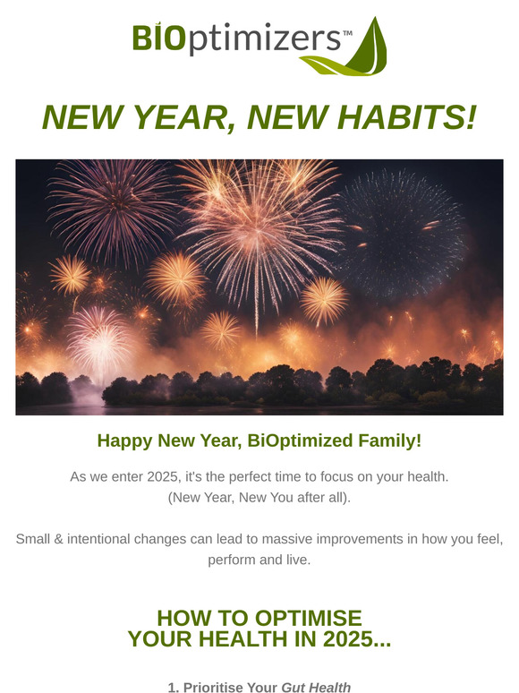 BiOptimizers UK: New Year, New Habits🎆