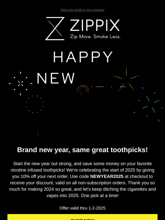 🎆 Happy New Year from Zippix!