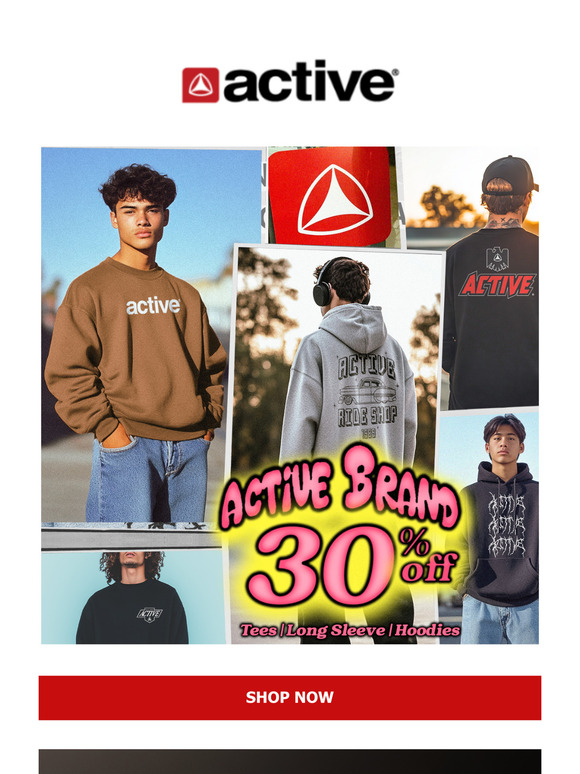 🎉30% OFF Active Tees & Hoodies!