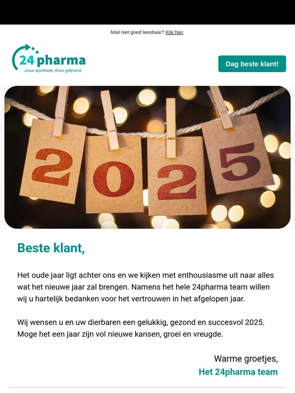 Hoera! Het is 2025 en dat vieren we! ✨