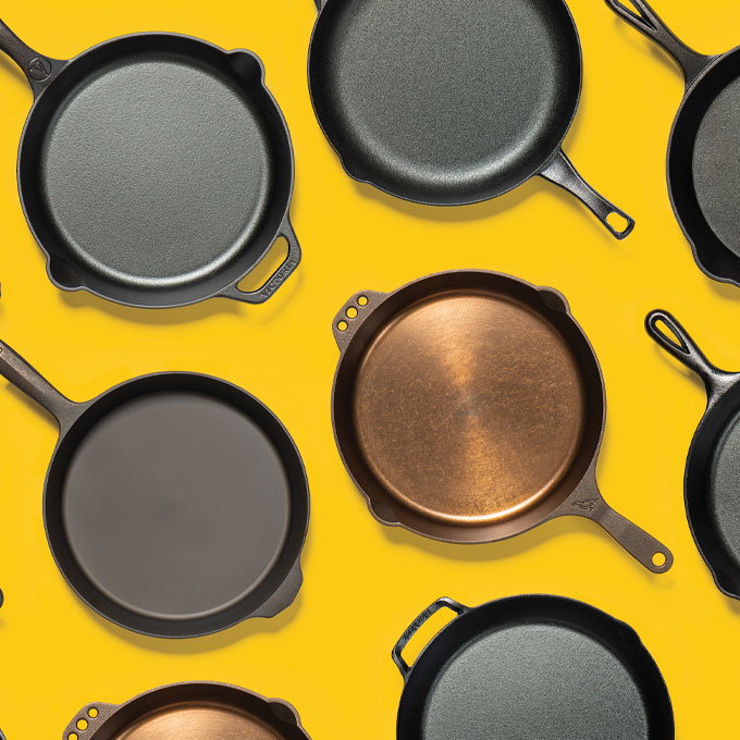 Cast-iron skillets