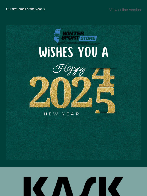 "Happy New Year! Kick off 2024 with the best ski gear!"