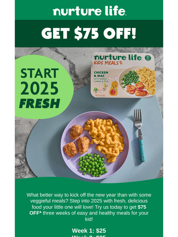 Get $75 OFF & Start 2025 Fresh!