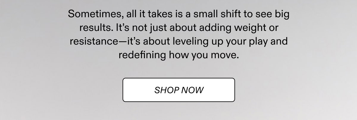 Sometimes, all it takes is a small shift to see big results.