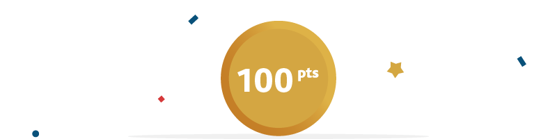 100 BONUS POINTS