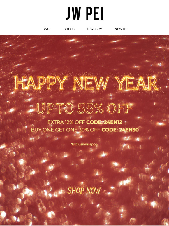 HAPPY NEW YEAR🎉UP TO 55% OFF