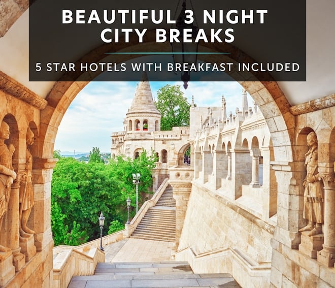 Beautiful 5* 3 nights city breaks