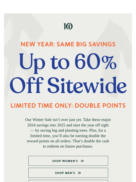 Welcome 2025 with Up to 60% Off Sitewide 🥳