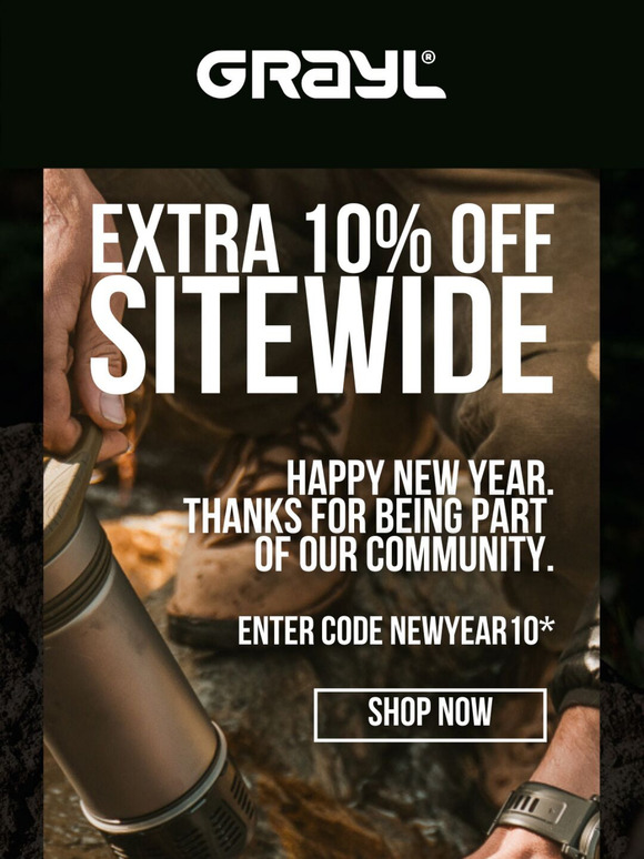 Extra 10% Off Sitewide