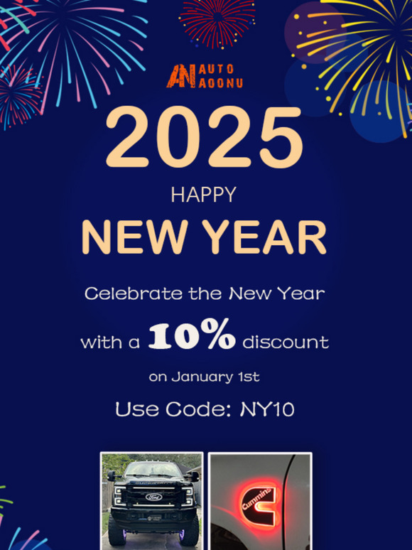 Happy New Year: Start 2025 with great deals!