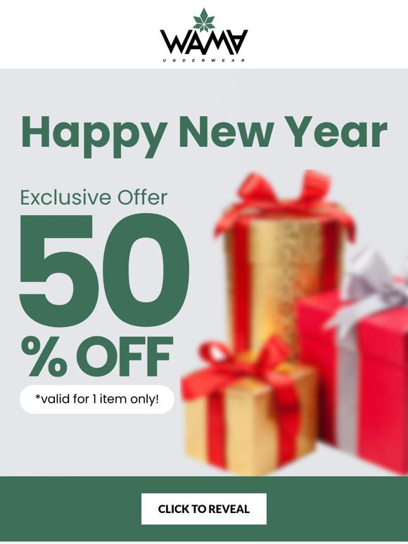 Hurry! Snag 50% OFF