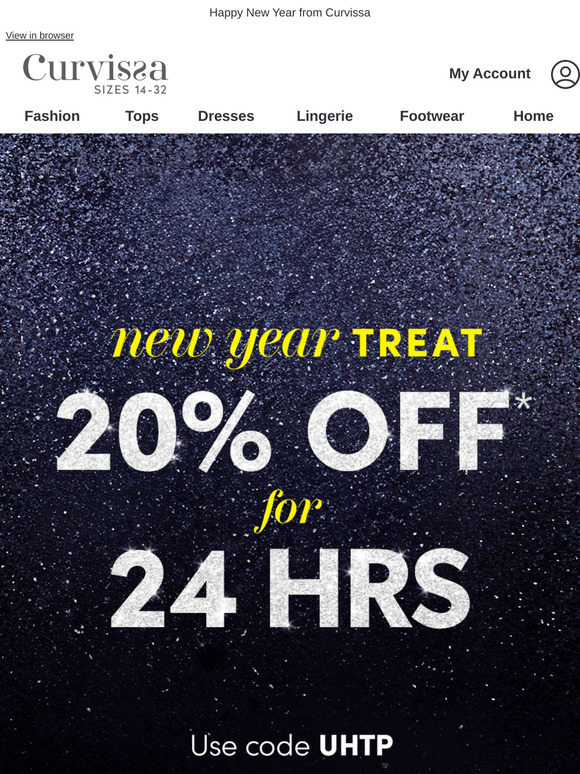 Start 2025 in style with 20% off New Year must - haves  - Today only!