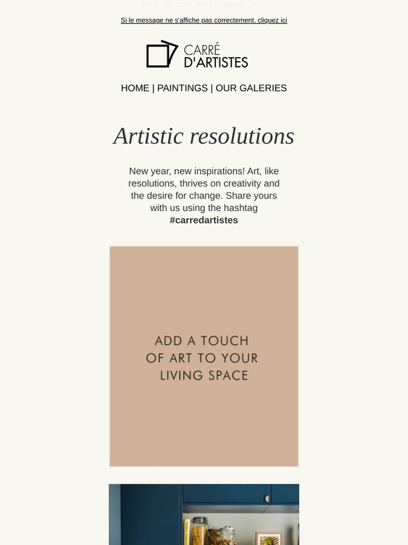 Art at the 💙 of your resolutions.