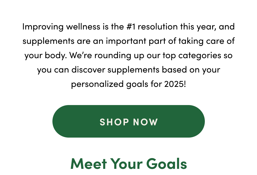 [ SHOP NOW ] Meet Your Goals