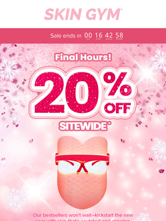 Last Call: 20% Off Sitewide