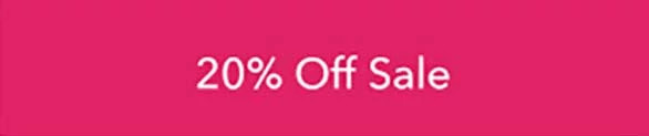 20% OFF Sale