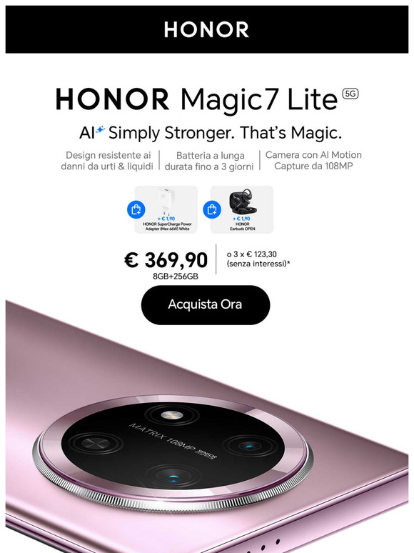 HONOR Magic7 L è finalmente arrivato!