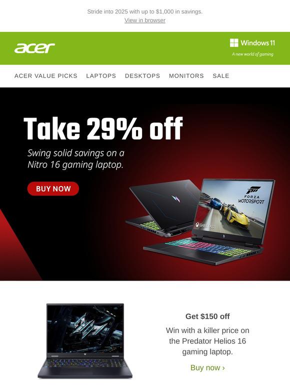 Get new gear for the new year—at up to 58% off