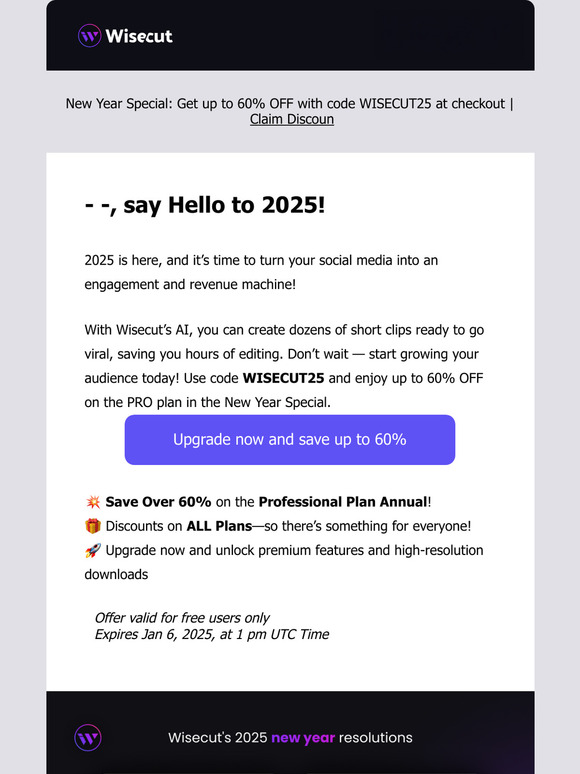 Your Plan to Monetize Social Media in 2025 Starts with Wisecut 💡