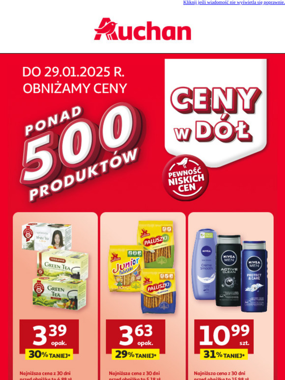 Zaczynamy akcje CENY W DÓŁ! ✨