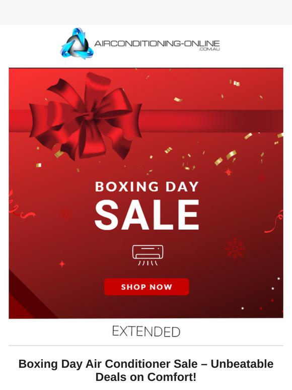 🎁 Boxing Day Sale Extended - Last Chance to Save! ❄️