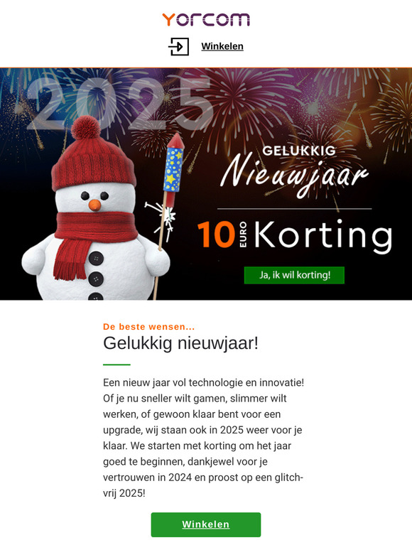 Vergeet je €10,- Nieuwjaars KORTING niet te claimen!