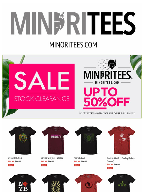CLEARANCE SALE . Up to 50% OFF EVERYTHING.