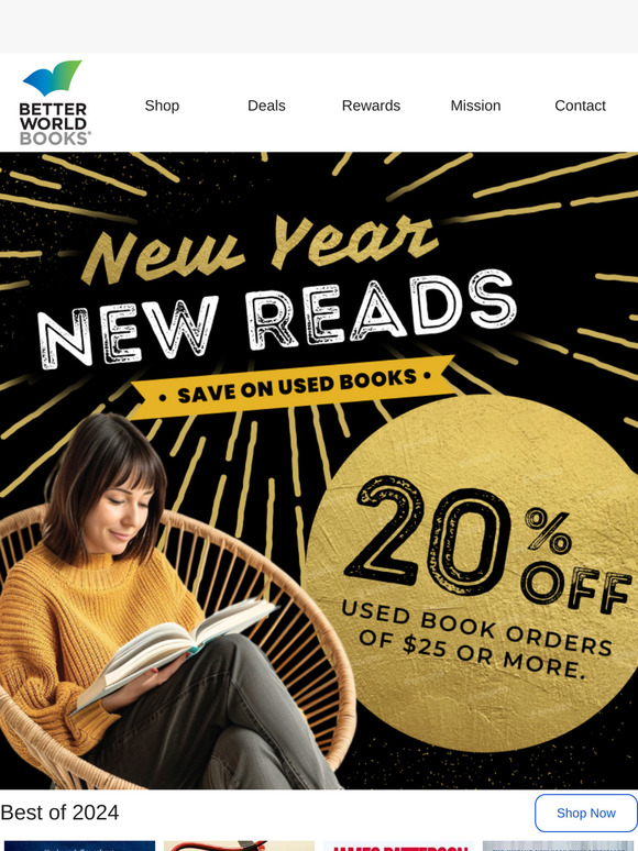 Start your Reading Resolutions with 20% Off!