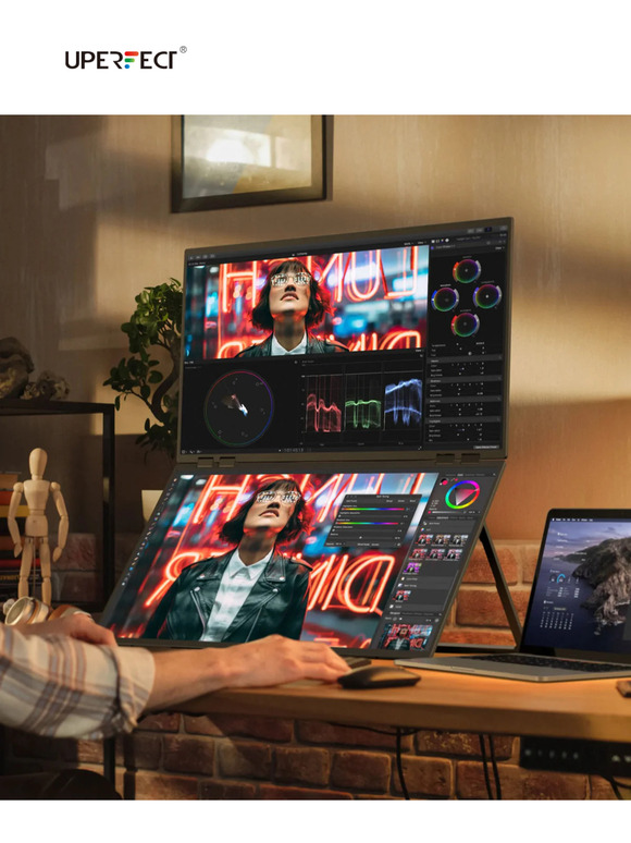 Unlock Ultimate Efficiency and Experience 23.8 Inch 100Hz Dual  Monitor!