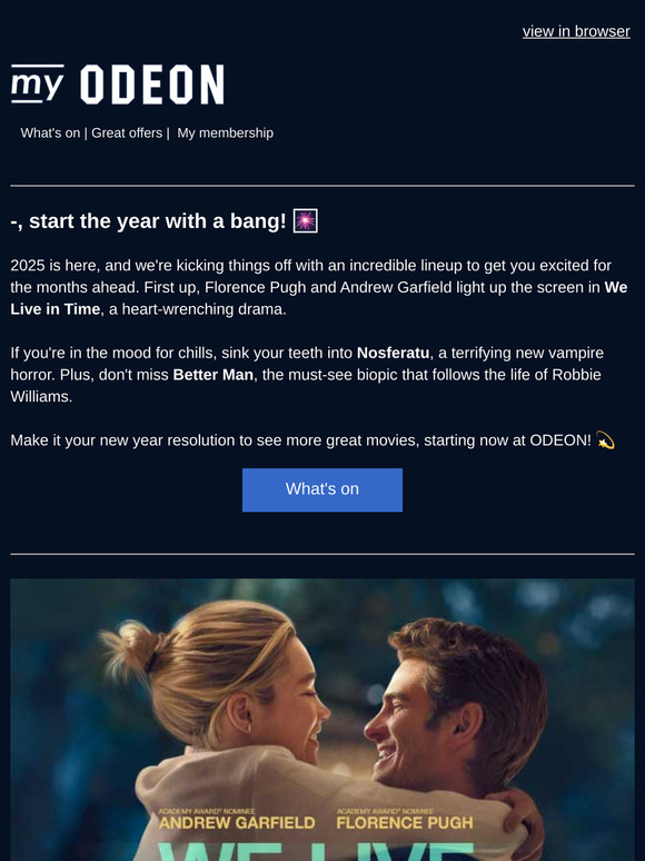 What's new at ODEON