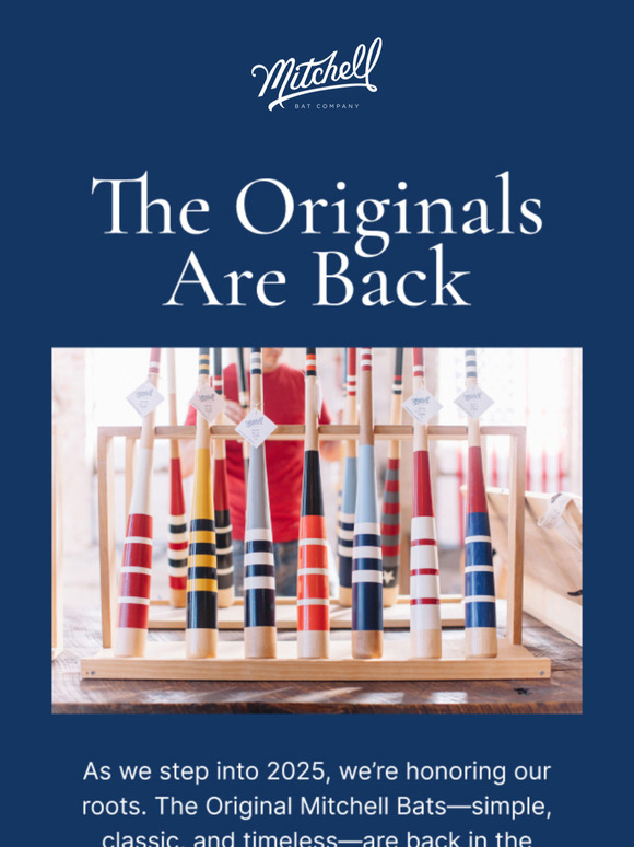 New Year, New Spotlight: The Original Mitchell Bats Are Back