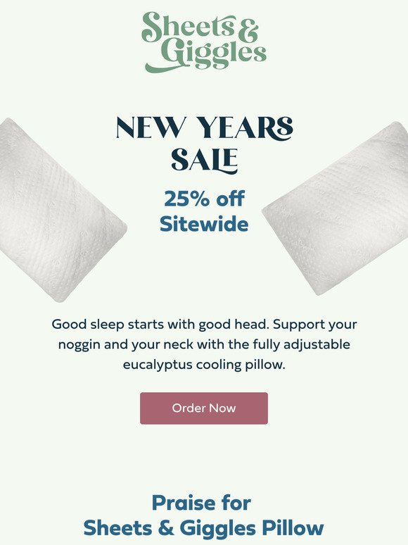 New Year, Fresh Sleep - 25% Off 🌙