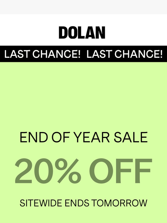 Sale Extended - Save 20% Off Sitewide