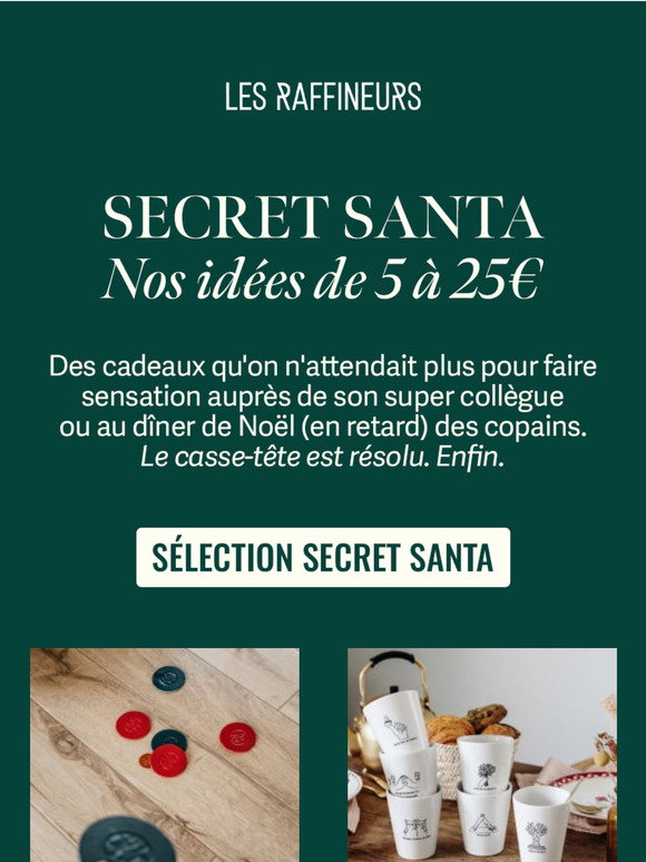 Cadeaux Secret Santa de 5 à 25€