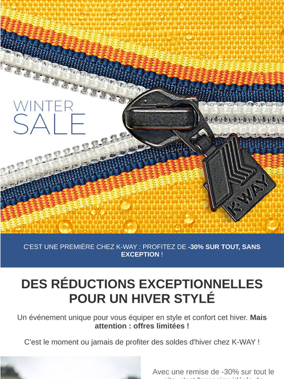 Des soldes d'hiver jamais vues : -30% sur tout le site !