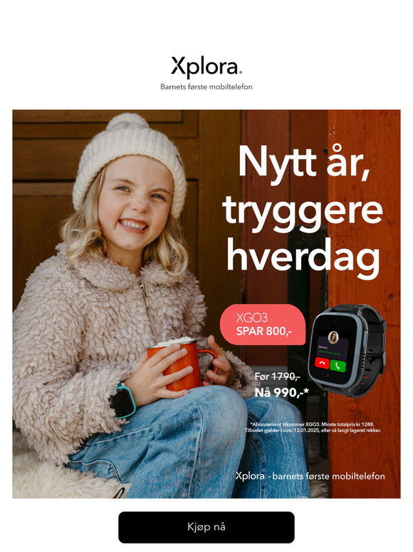 Spar 800,- på XGO3!
