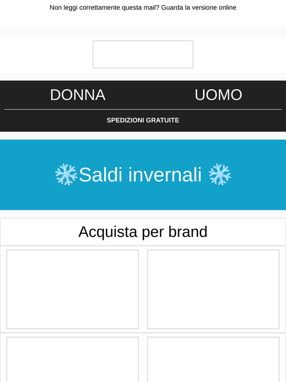 ❄️ SALDI + Extra sconti su tutti gli articoli