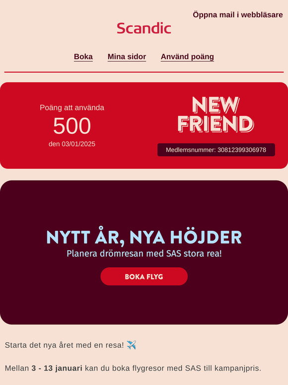 Kampanjpriser på flyg! ✈️