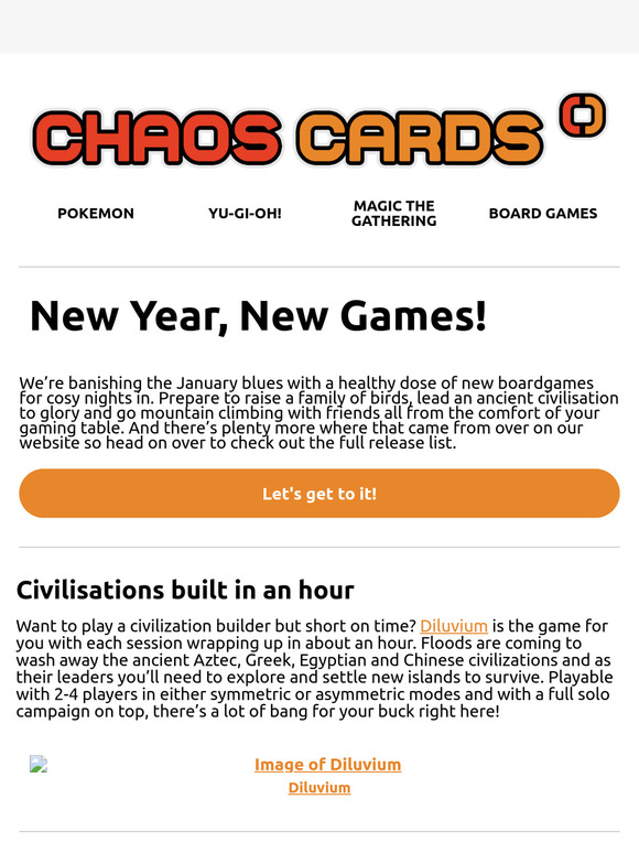 New Year, New Games!